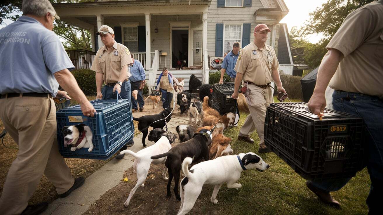 175 dogs saved from hoarder in gulfport miss. 2011