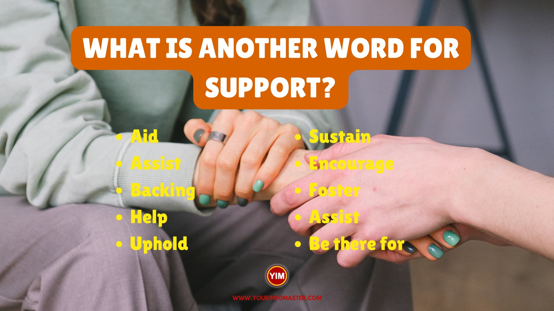 another word for support