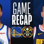 denver nuggets vs golden state warriors match player stats​