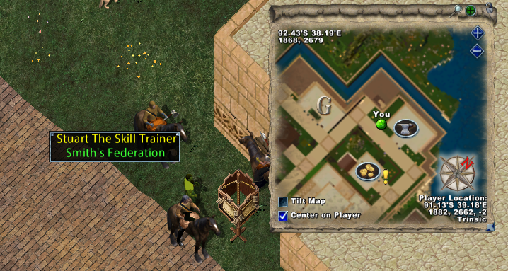 ultima online skill training who trains above 70 skill​