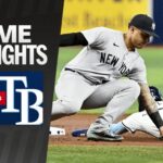 tampa bay rays vs yankees match player stats​